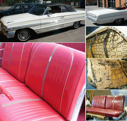 Bilinredning Ford Galaxy 1964